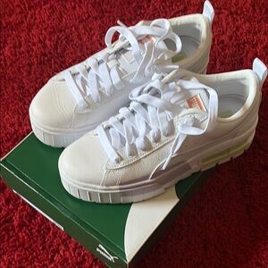 Puma White Athletic Shoes